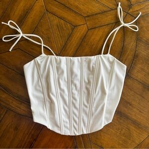 Lulus White Corset Top